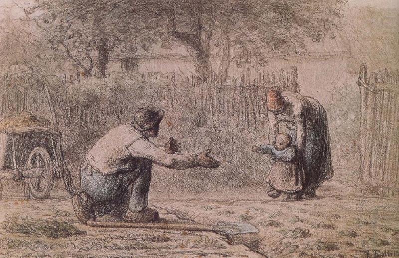 Jean Francois Millet First step china oil painting image